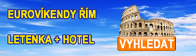 Levné eurovíkendy Řím - letenka a hotel
